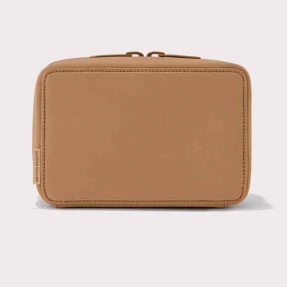 DAGNE DOVER tech organizer Arlo Neoprene Tech Organizer Large Camel Zippered - Picture 1 of 13